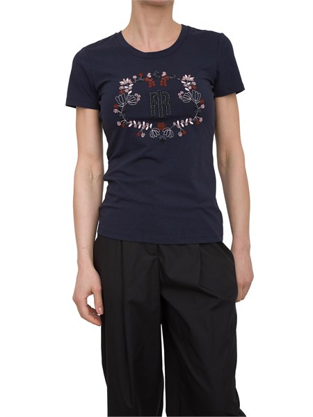 t shirt donna fracomina blu fr25st3002j44909