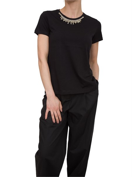 t shirt donna fracomina nero fs25st3002j400r9