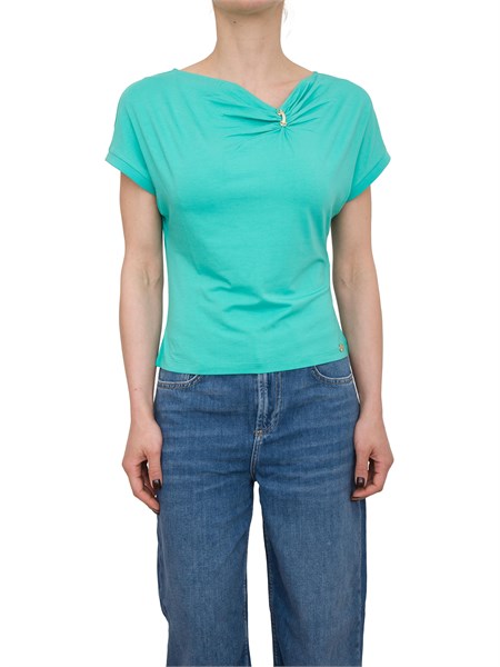 t shirt donna liu jo acquamarina ta5176js360