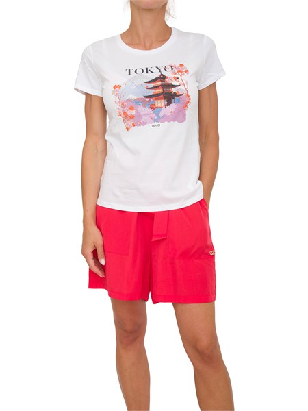 t shirt donna liu jo bianco wa5239js923
