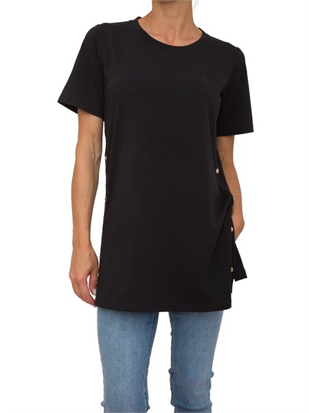 t shirt donna liu jo nero ta5255js088