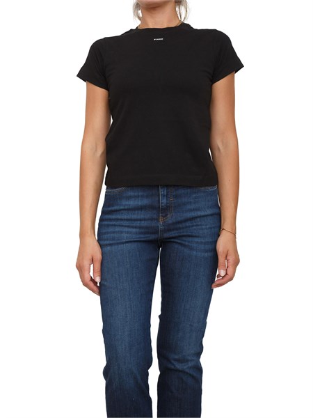 t shirt donna pinko nero basicoa2re