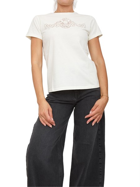 t shirt donna twin set bianco 252tp2052