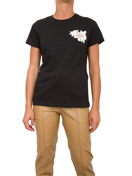 t shirt donna twin set nero 242tp2520