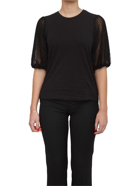 t shirt donna twin set nero 252tt2310