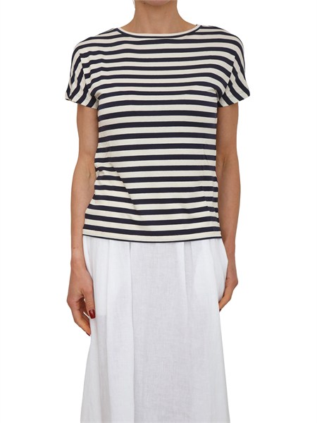t shirt fervida emme marella in viscosa mariniere blu emmfervida
