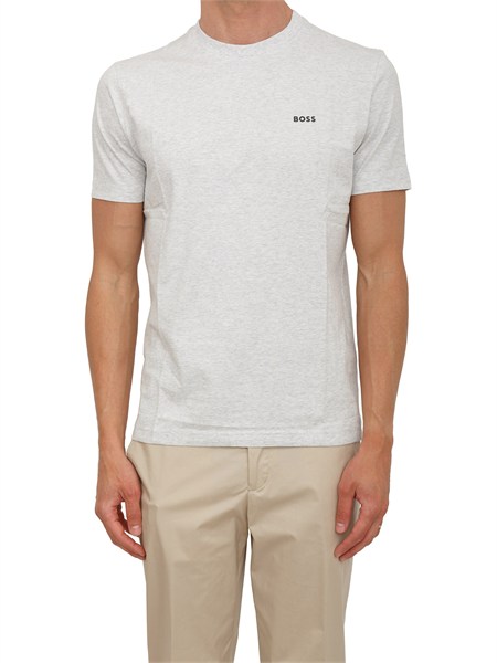 t shirt grigia tee boss uomo in cotone tee50506373