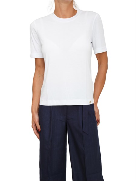 t shirt guess jeans donna in cotone bianco w5yp53kcyw2