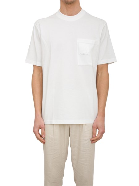 t shirt uomo armani exchange bianco 6dzmjczjxhz