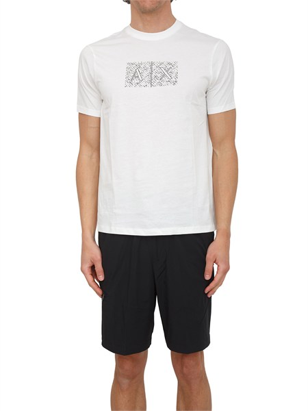 t shirt uomo armani exchange in cotone bianco xm002784af10356