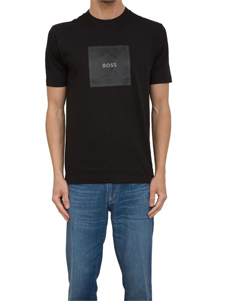 t shirt uomo boss nero teelogo50538096