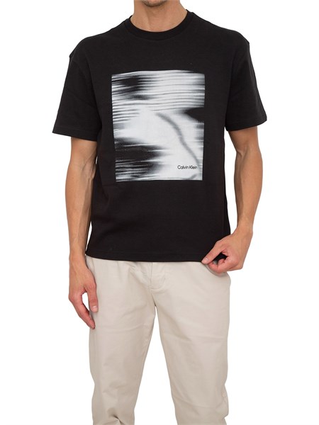 t shirt uomo calvin klein nero k111116