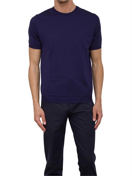 t shirt uomo corneliani blu 25m4052525615