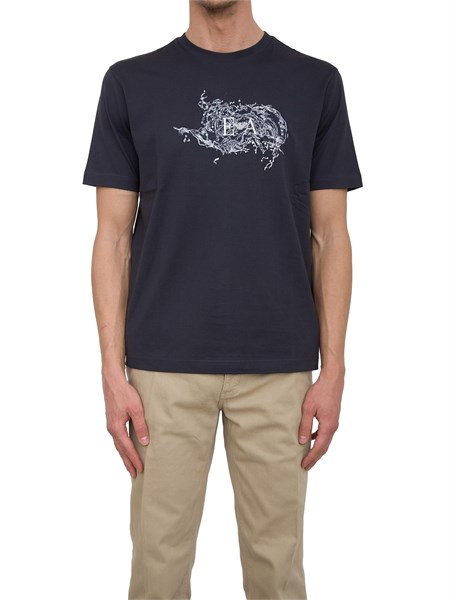 t shirt uomo emporio armani blu 6d1tv61j7fz