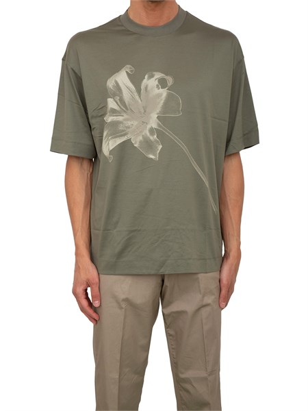 t shirt uomo emporio armani verde em001460af10017