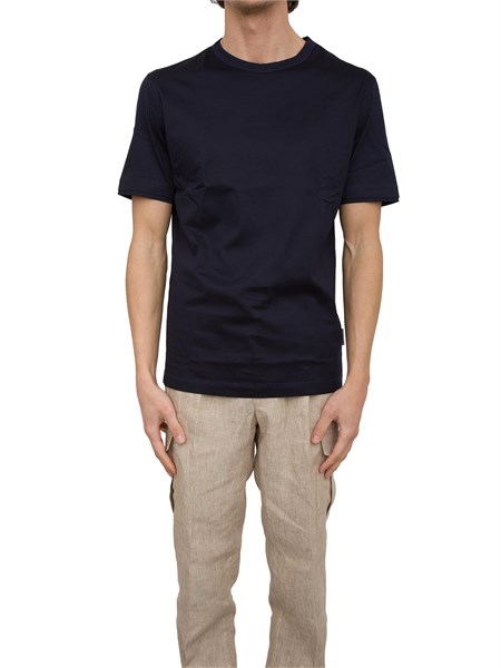 t shirt uomo paolo pecora blu f0314054