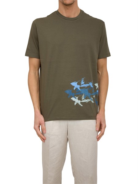 t shirt uomo paulandshark verde 25411040