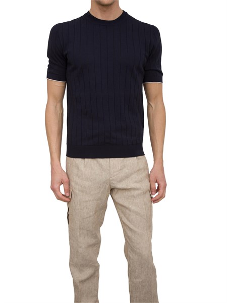 t shirt uomo peserico blu r59006f12h9173