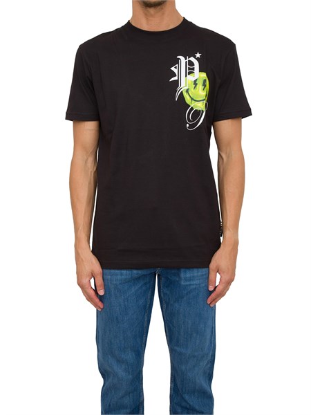 t shirt uomo philipp plein nero mtk6782pjy002n