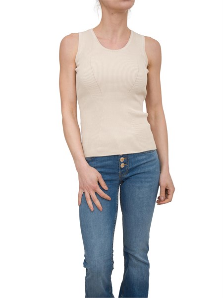 top donna fracomina beige fr25st4008k42101