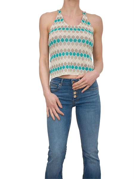 top donna fracomina multicolor fs25st4005k414f8