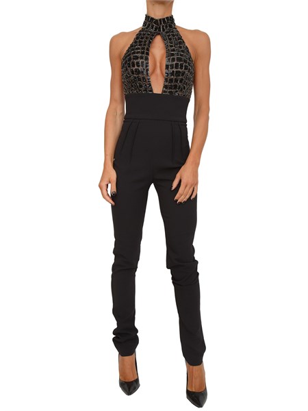 tuta donna elisabetta franchi nero tu06257e2