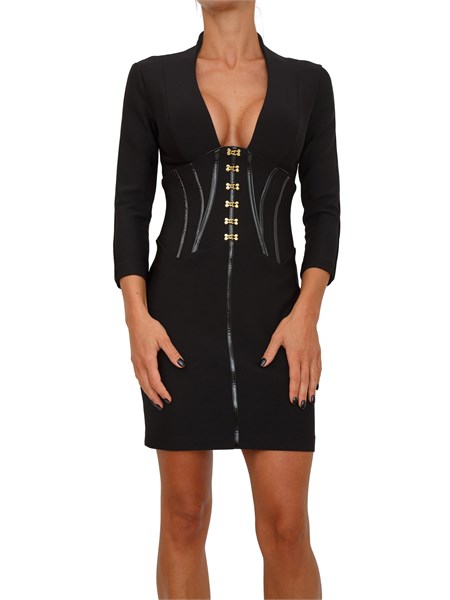 vestito donna elisabetta franchi nero ab79757e2