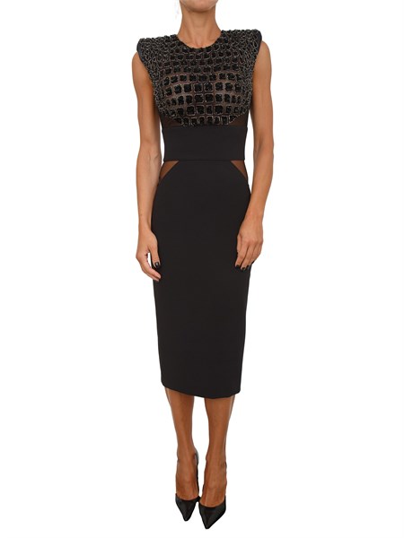 vestito donna elisabetta franchi nero ab83457e2