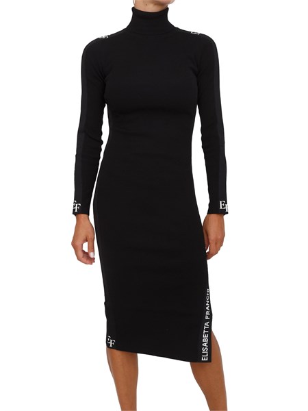 vestito donna elisabetta franchi nero am03s56e2