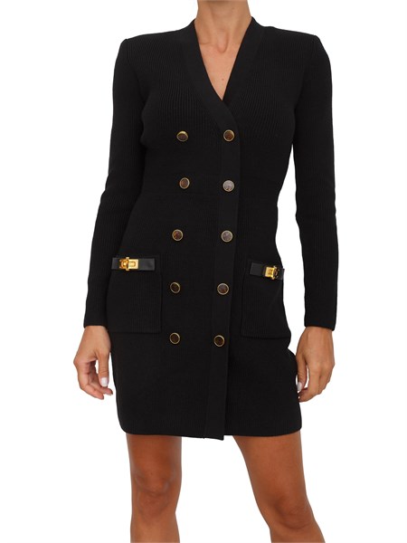 vestito donna elisabetta franchi nero am04s56e2