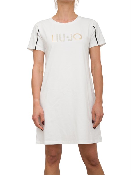 vestito donna liu jo bianco ta4263js088
