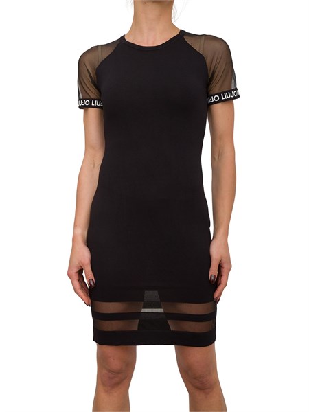 vestito donna liu jo nero ta4223ms36l