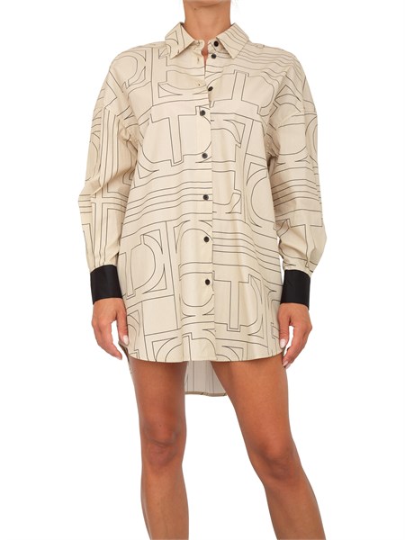 vestito donna twin set beige 251tf2052