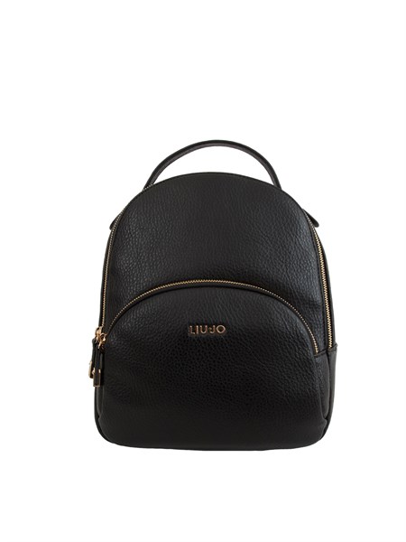 zaino liu jo in ecopelle martellata nera af5157e0027