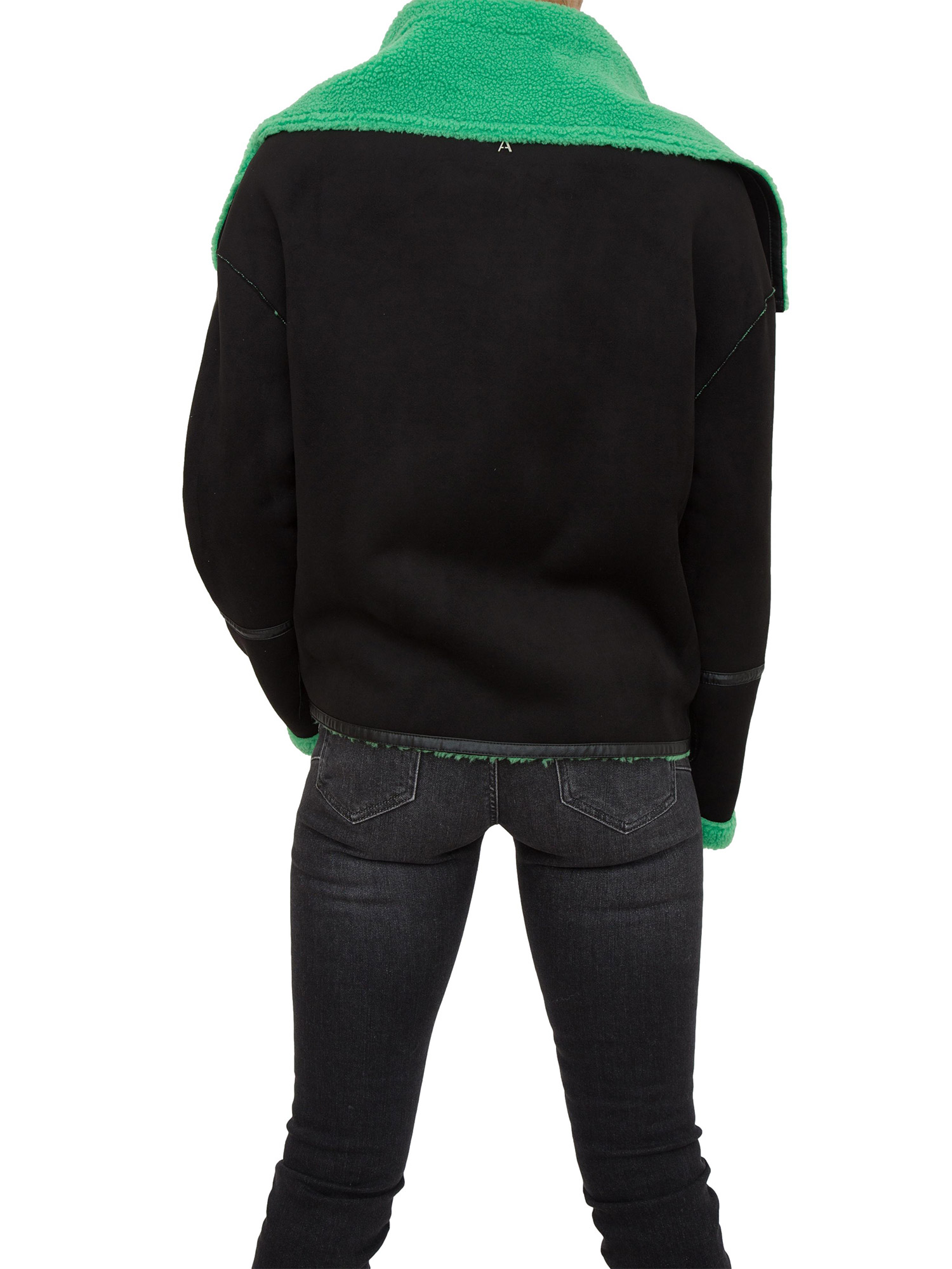 Barrow Giubbino nero in nylon con logo F5BKJUJK092
