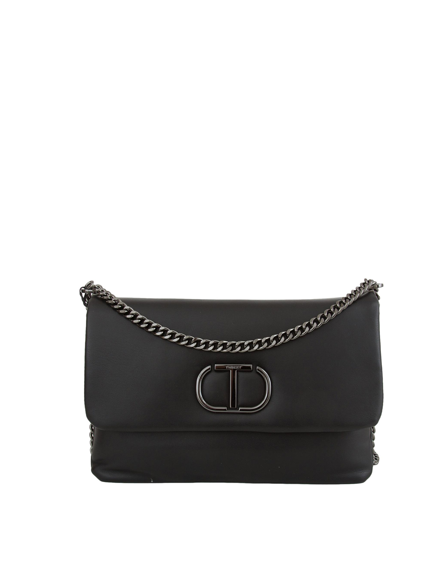 BORSA A SPALLA TWIN SET NERO Glamour Store