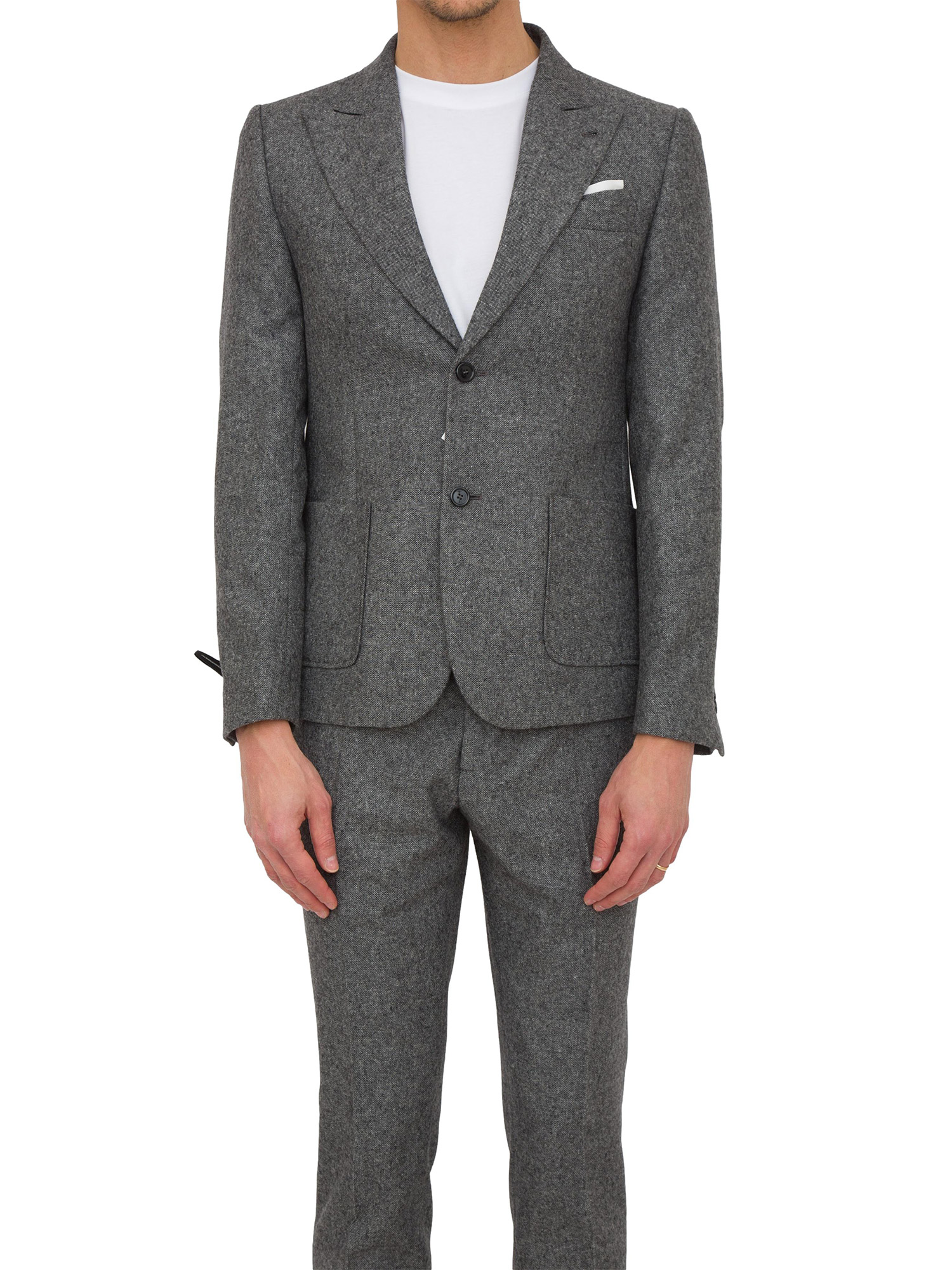 GIACCA MONOPETTO DANIELE ALESSANDRINI GRIGIO Glamour Store