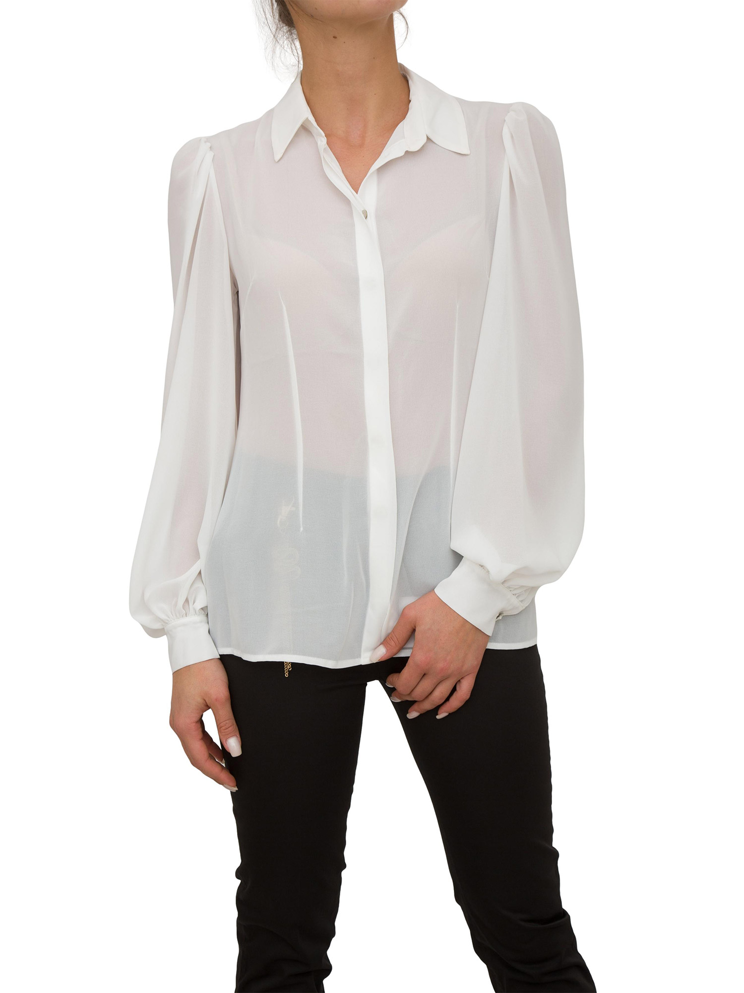 CAMICIA MANICA LUNGA FRACOMINA BIANCO Glamour Store