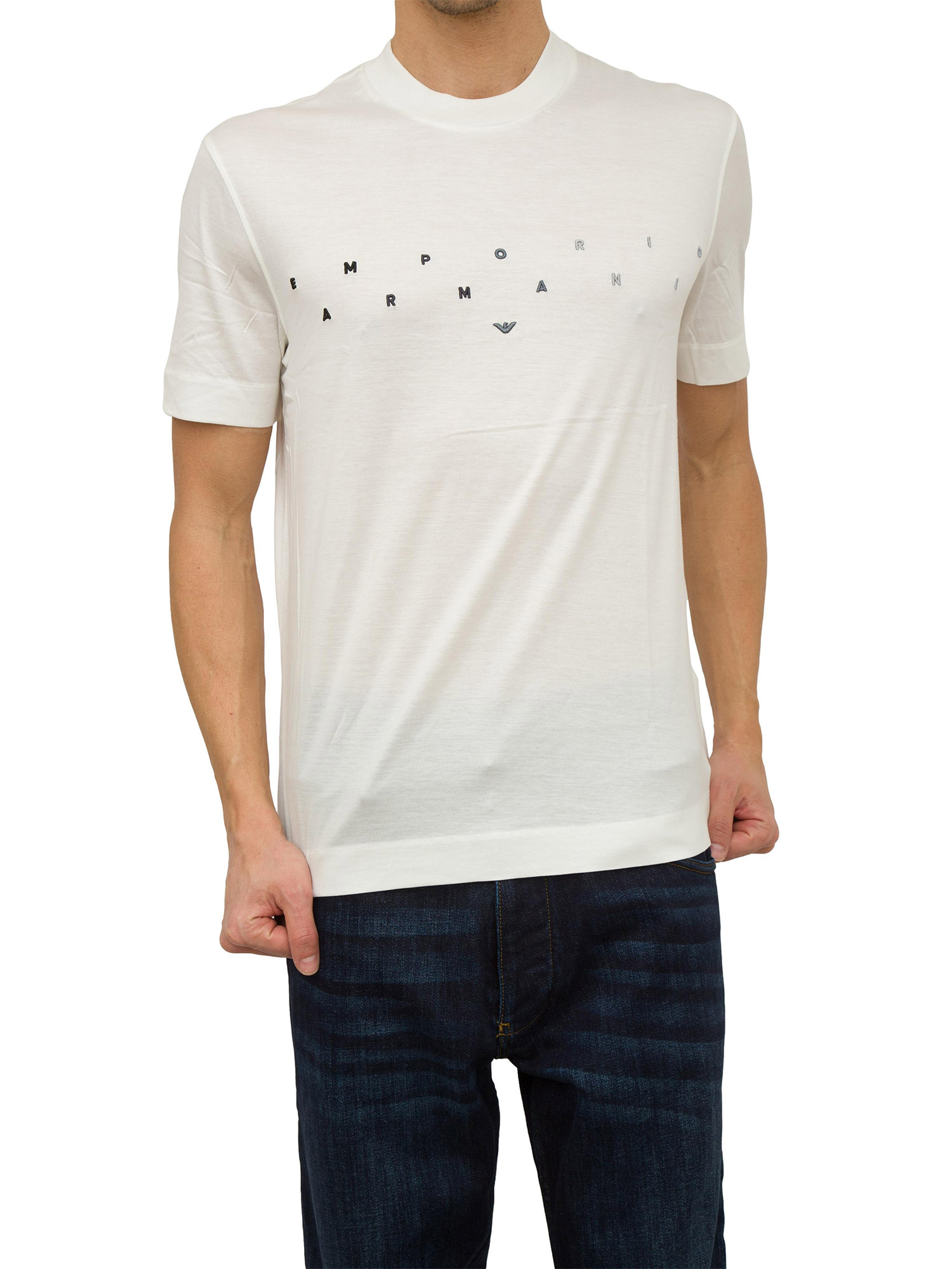 T-SHIRT EMPORIO ARMANI BIANCO Glamour Store