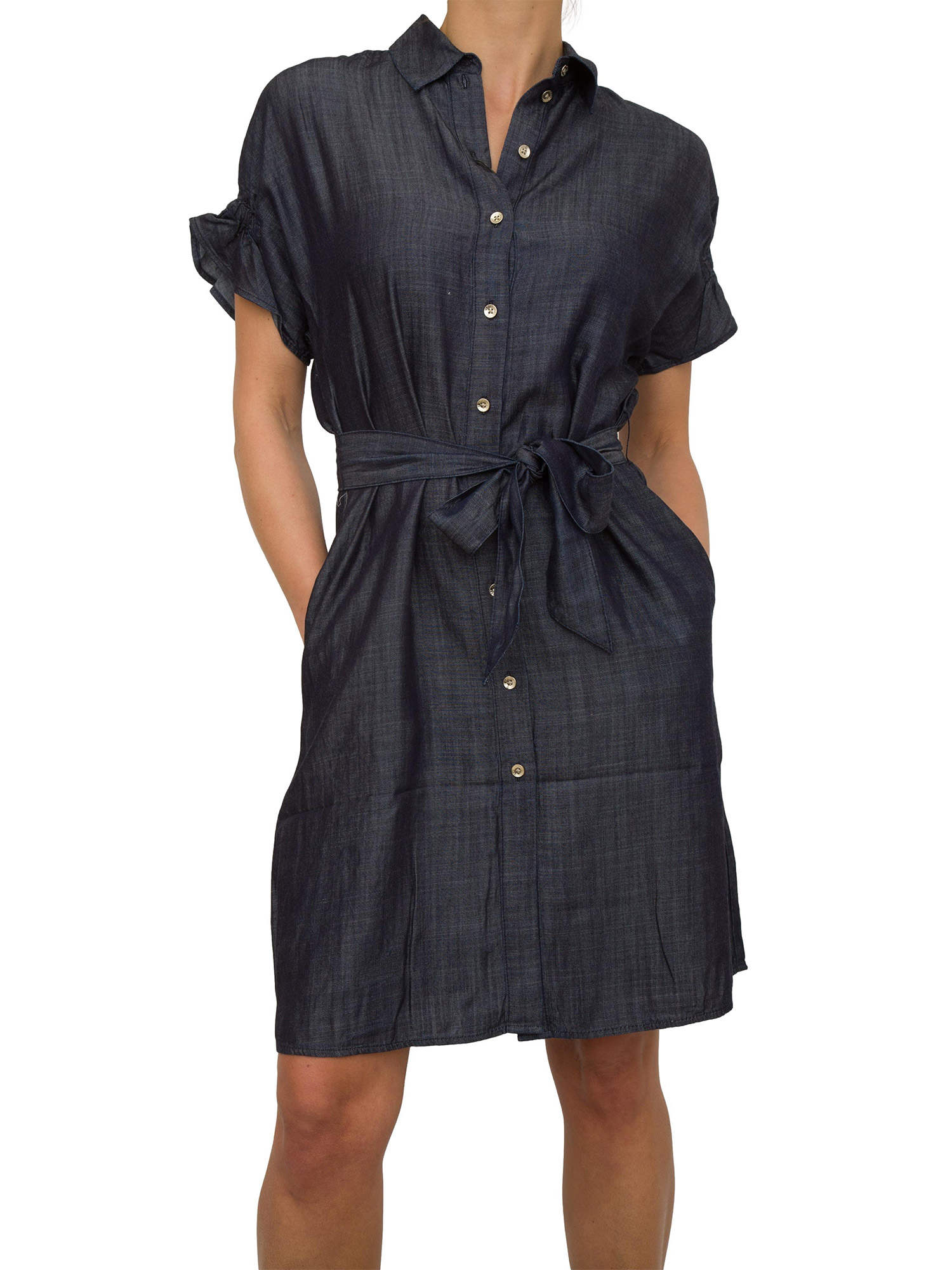 donna claire denim dresses Mini Dress COLOR:BLACK/NATURAL WHITE Shop By Colour Custom Men's White Black in comfort you love