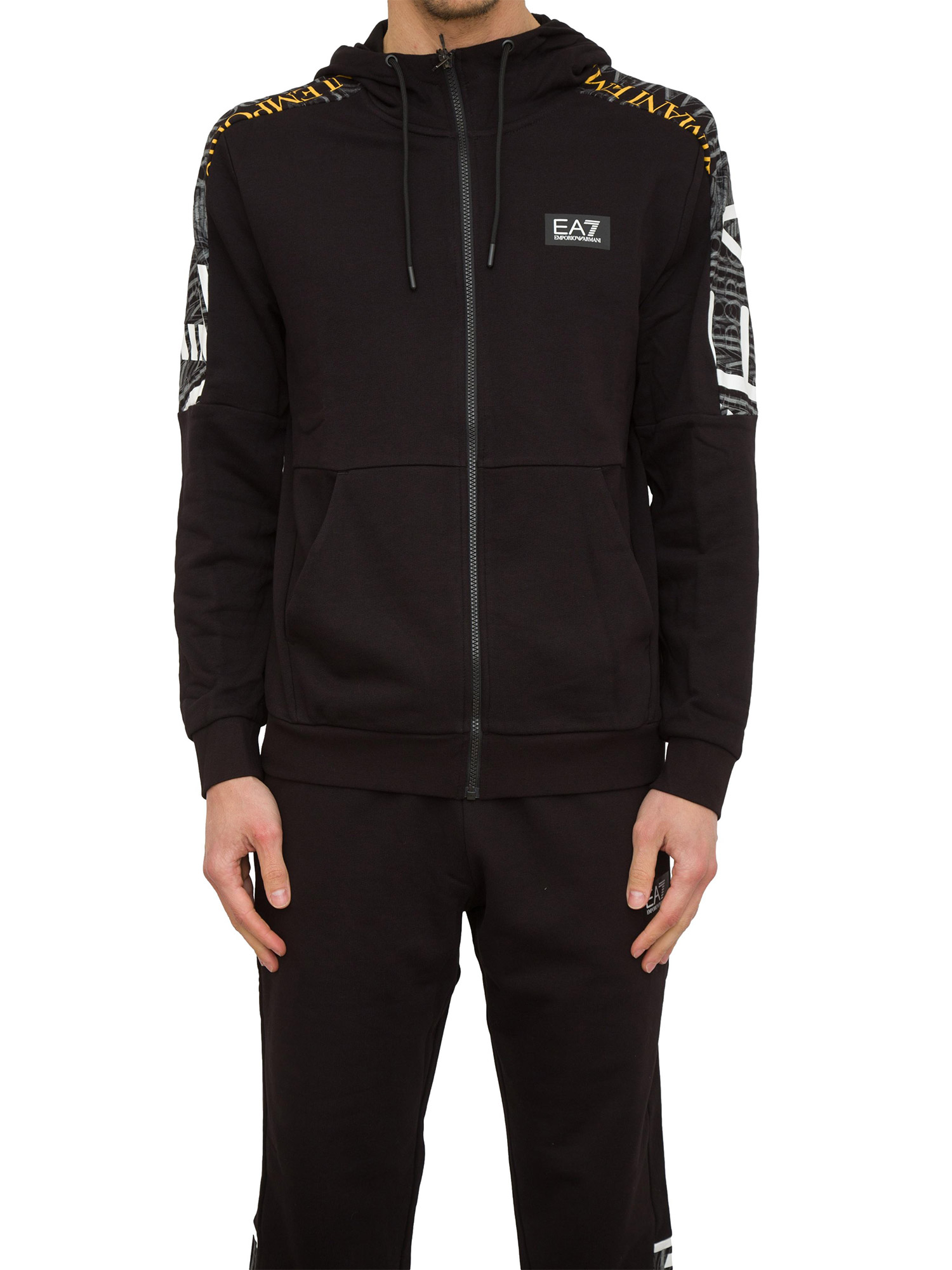 FELPA EA7 EMPORIO ARMANI NERO Glamour Store