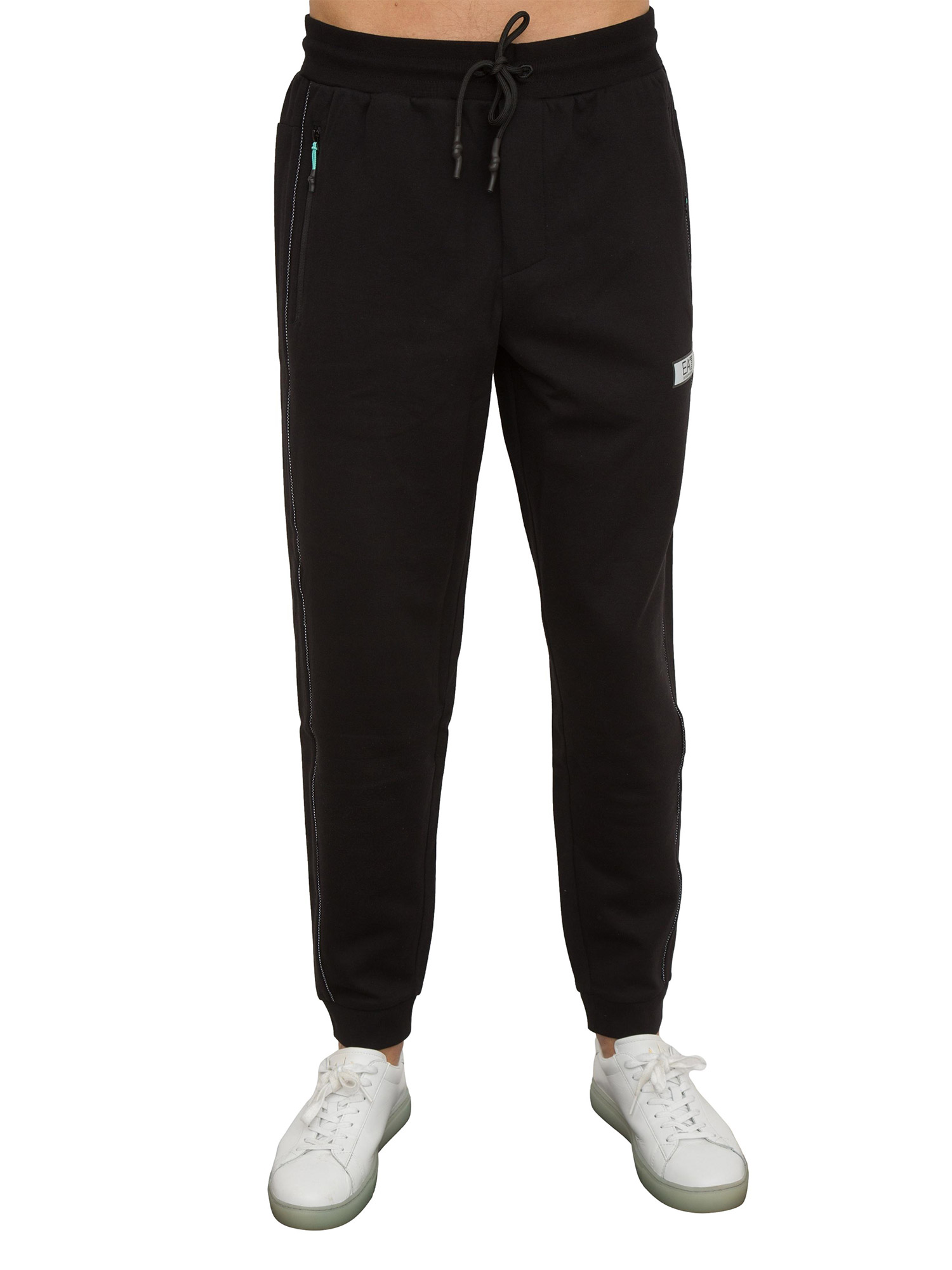 PANTALONE TUTA EA7 EMPORIO ARMANI NERO Glamour Store