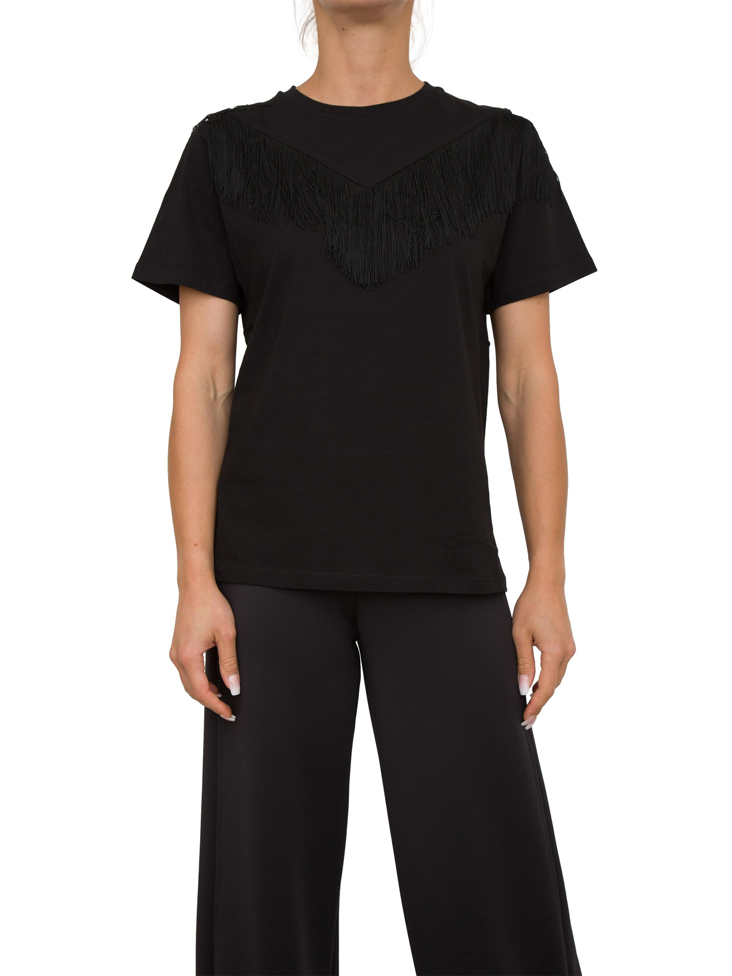 Tシャツ・カットソー PINKO Woman T-Shirt Dark 100100A2JR L17 PINKO Women's T-Shirts → Feminine PINKO T-Shirts