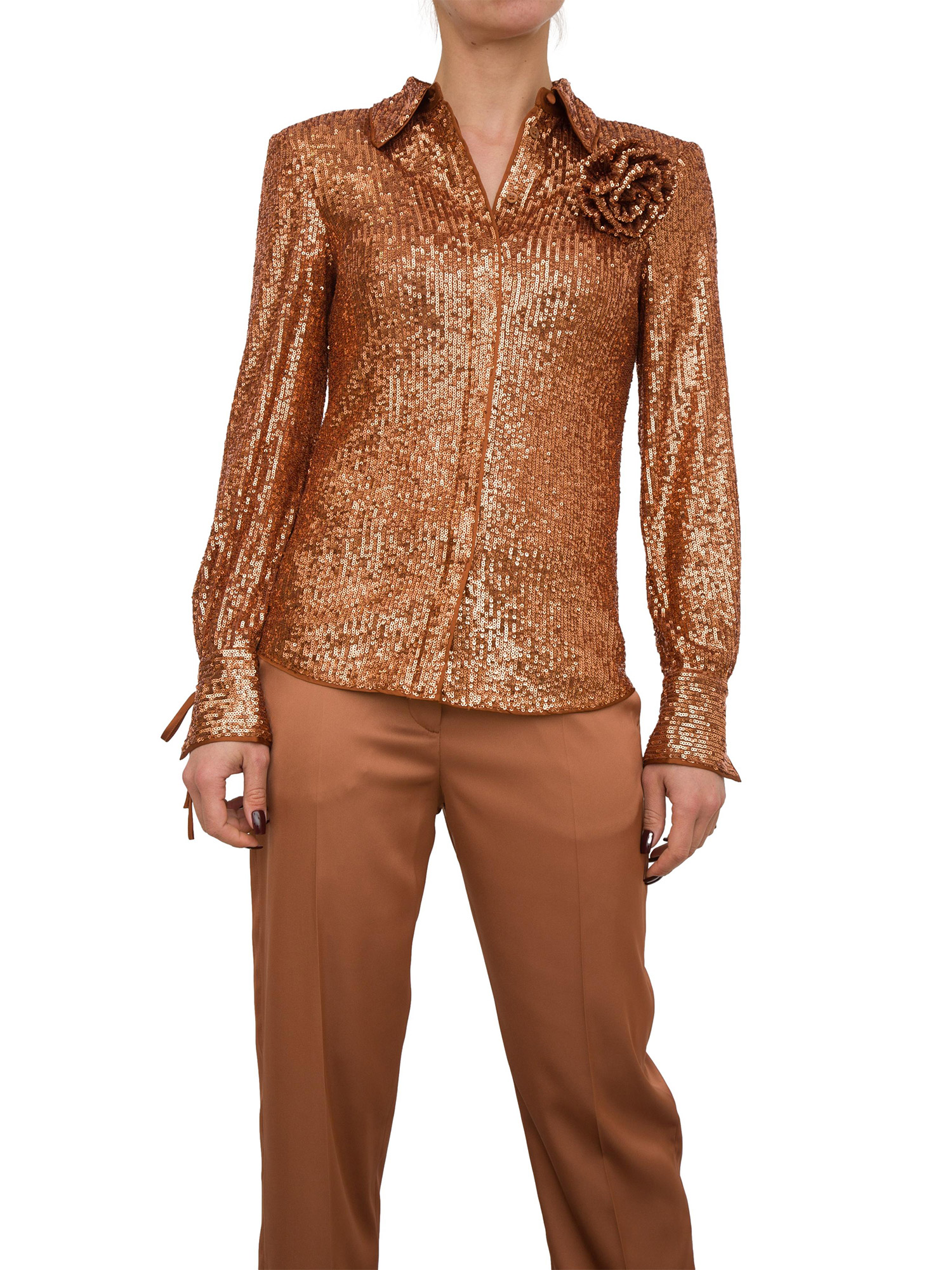 Camicia oro donna 2025