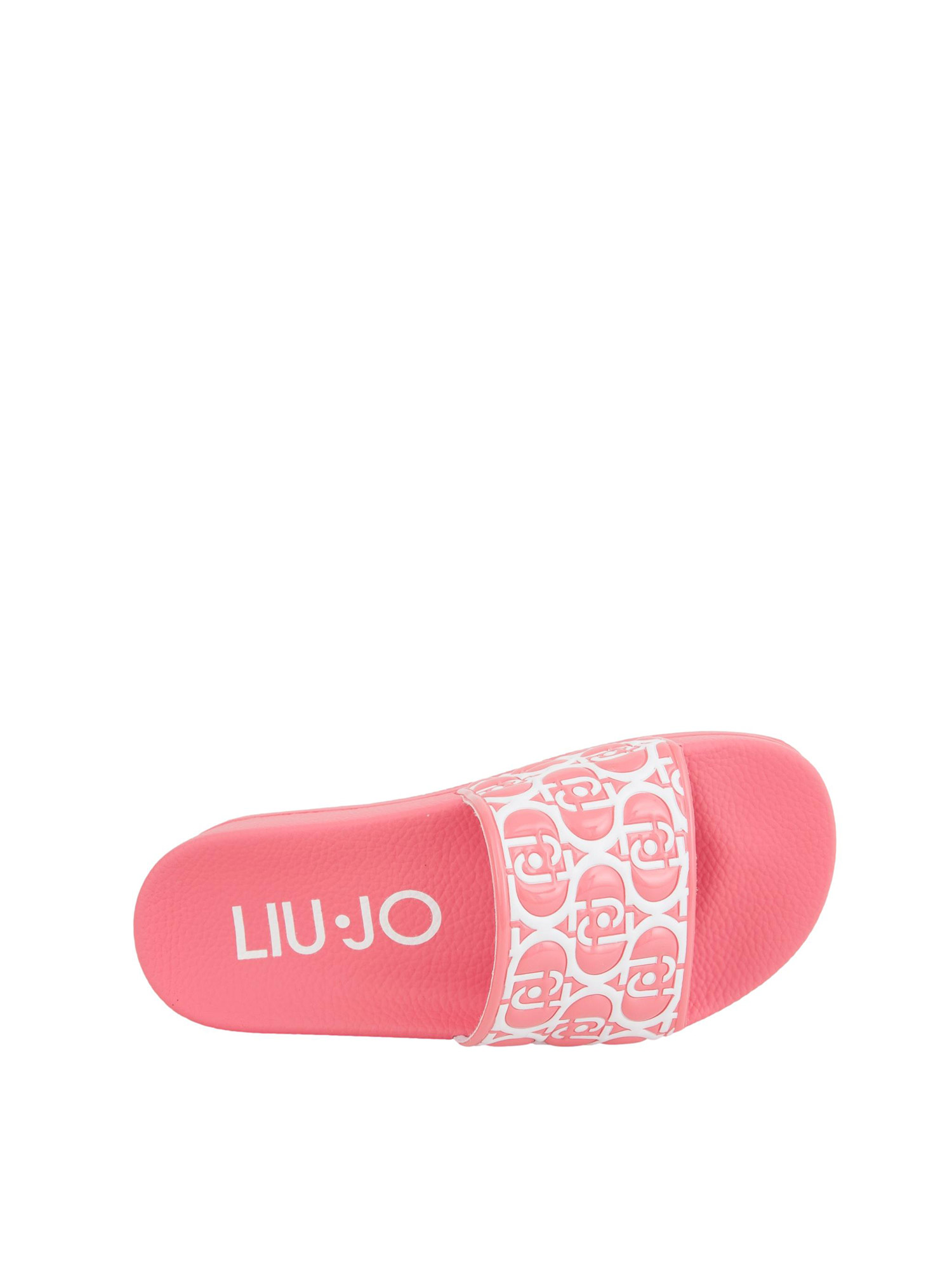 Ciabatte Liu Jo Rubberized Kos 16 In Gomma - Modello BA4103EX028, Colore Bianco, Comfort E Stile Per Ogni Giorno - 2