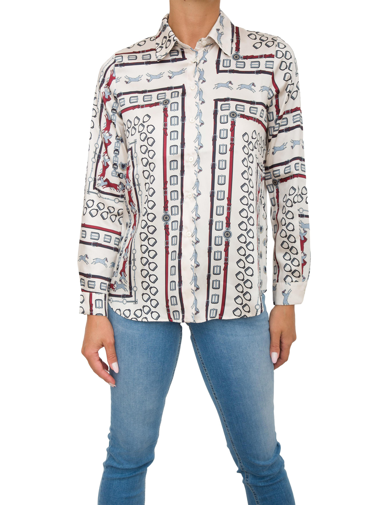 CAMICIA MANICA LUNGA EMME MARELLA BEIGE Glamour Store