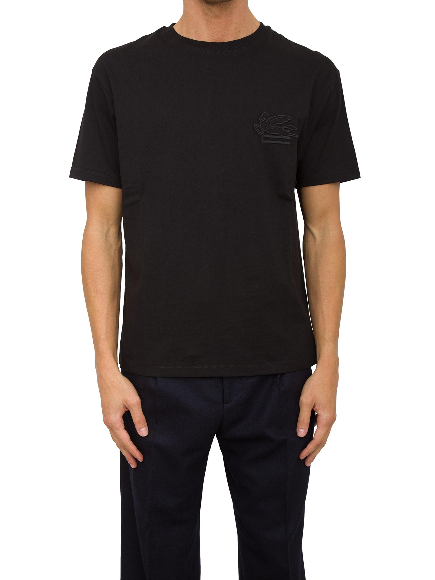 T-SHIRT ETRO NERO - Glamour Store