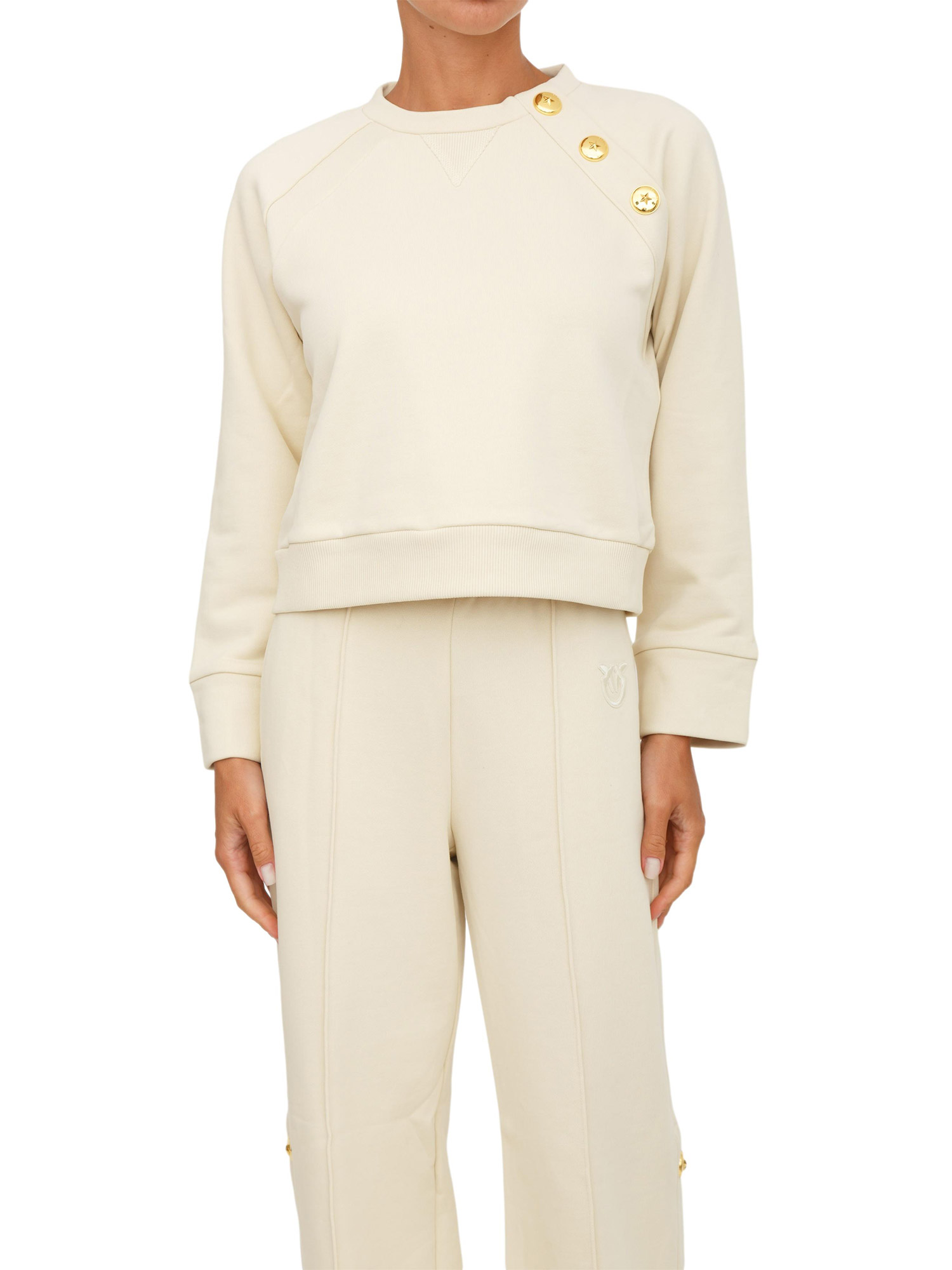 Tuta Lunga Intera Schiena Scoperta Bottoni Oro Gioiello Jumpsuit Pantalone Palazzo In 3 Colori 7472 - Foto 3