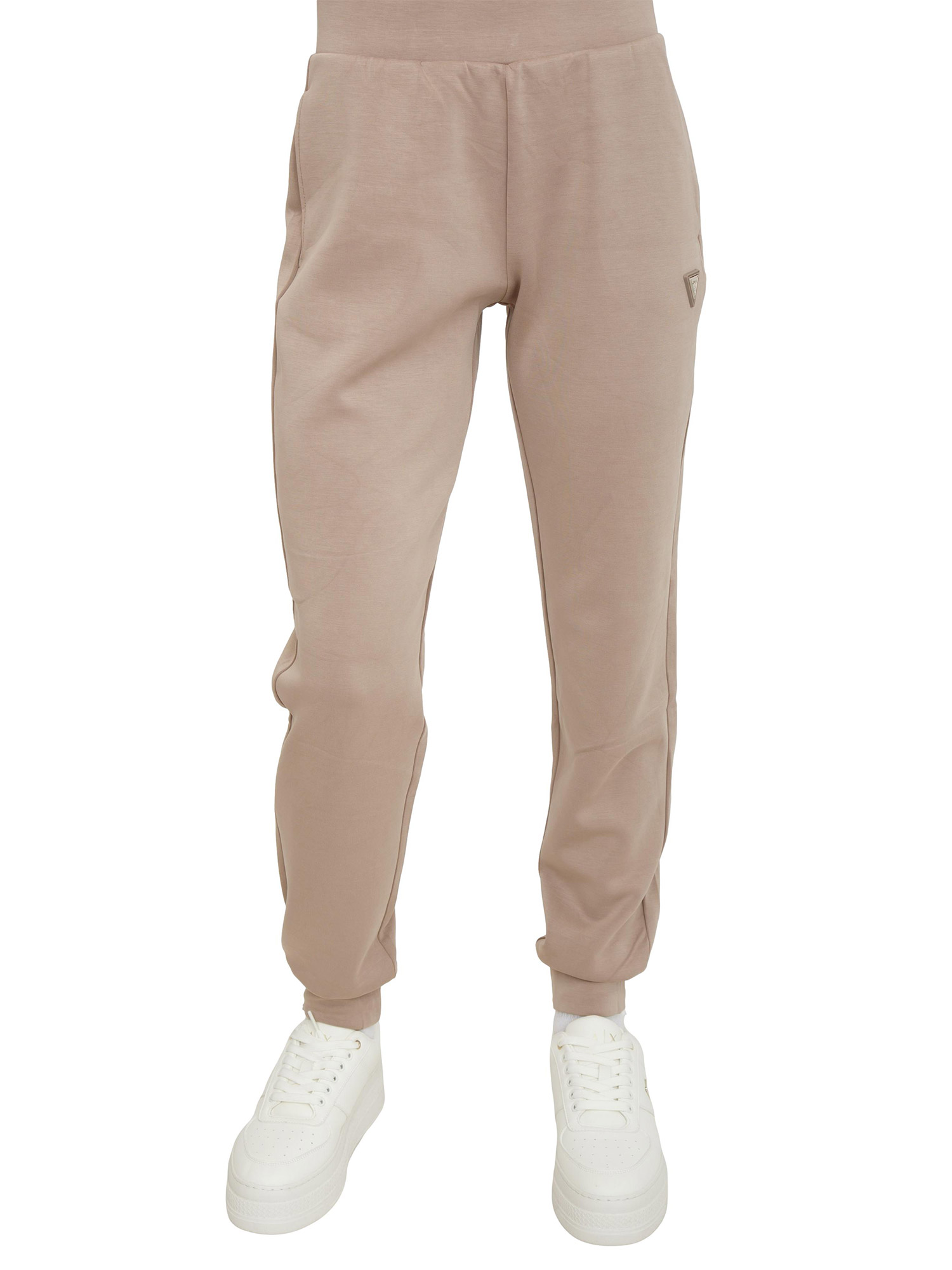GUESS Pantalone Donna Stela - Colore Beige Cammello - Taglia XS - Modello A Zampetta