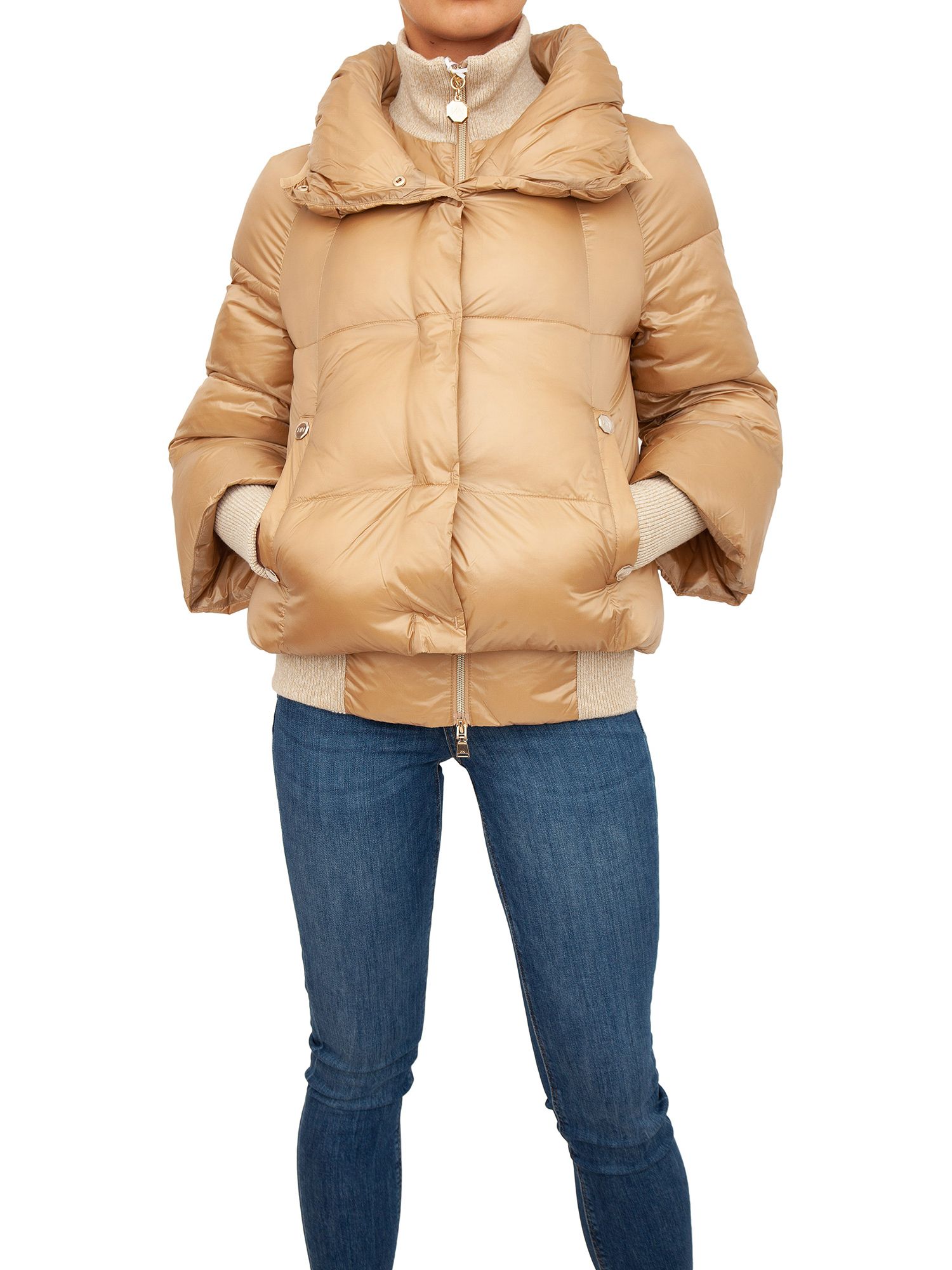 Cappuccio Giubbotto Nenette GIUBBINO NENETTE CAMMELLO Glamour Store